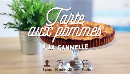 Tarte aux pommes et à la cannelle - CuisineAZ