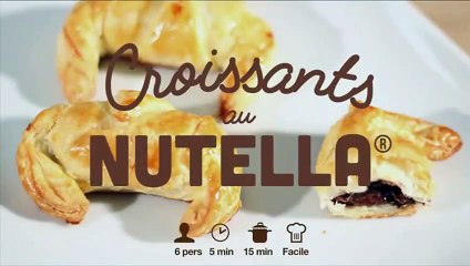 Croissants au Nutella ® - CuisineAZ