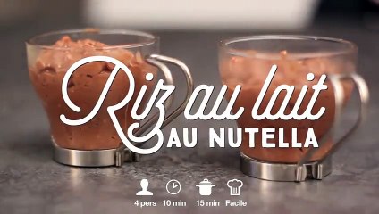 Riz au lait au Nutella