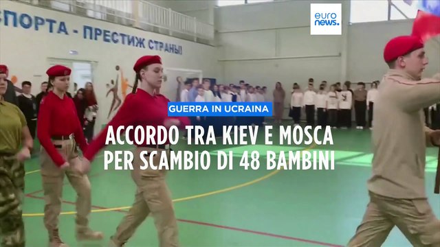 Guerra in Ucraina: accordo tra Kiev e Mosca per lo scambio di 48 bambini sfollati