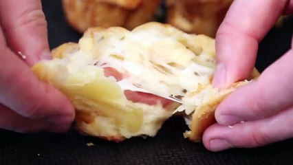 Rose feuilletée au coeur fromage