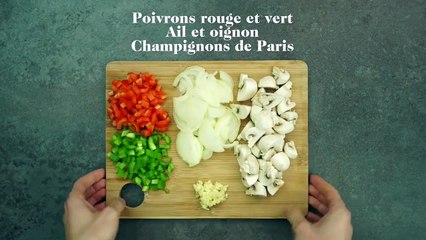 Sauté de porc au légumes et au riz