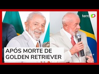 Lula usa gravata em homenagem ao cachorro Joca e cobra Gol e Anac por morte