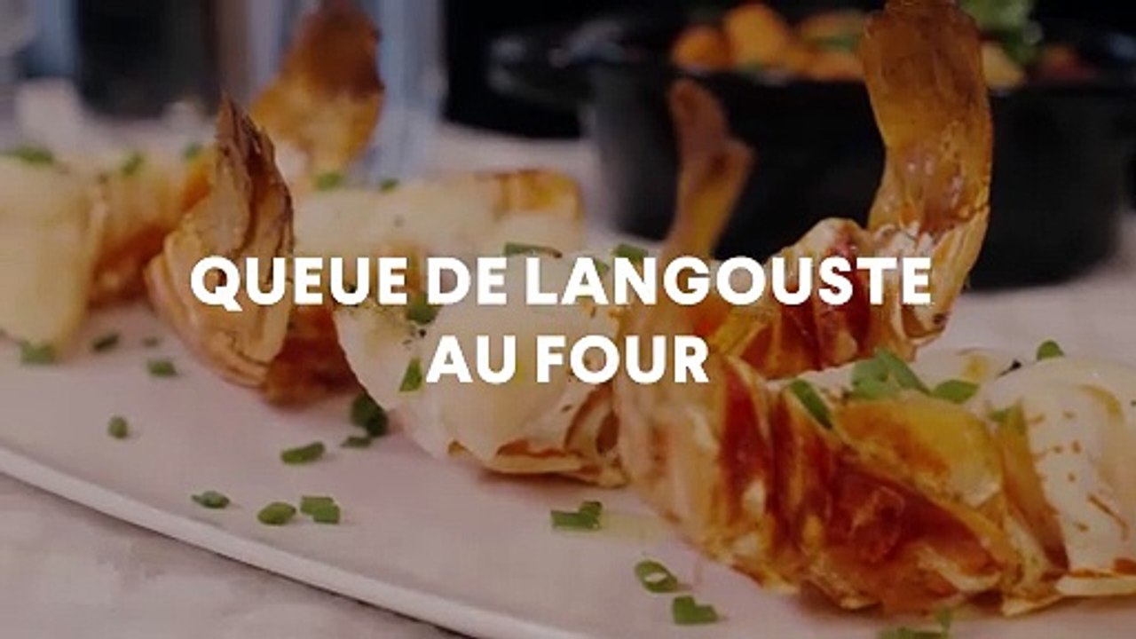 Queue de langouste au four