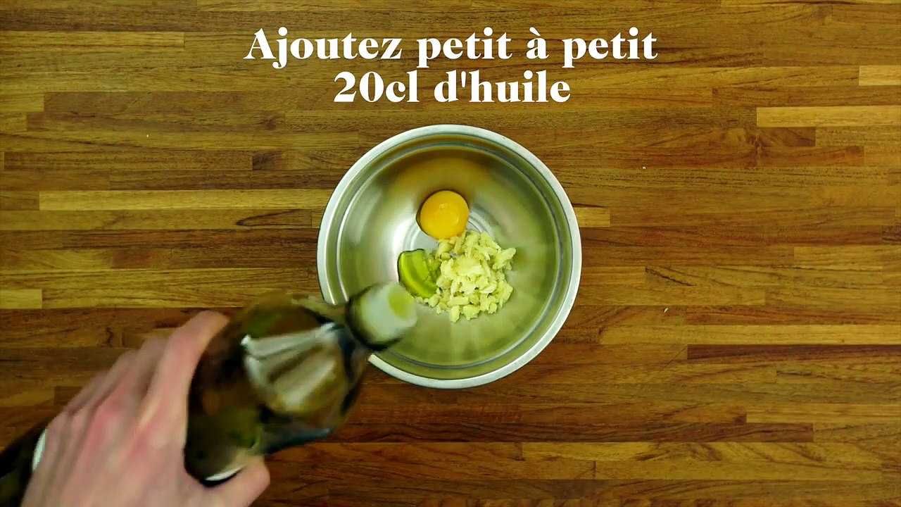 Réaliser un aïoli