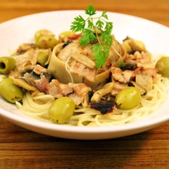 Paupiettes de veau au vin blanc et champignons carré