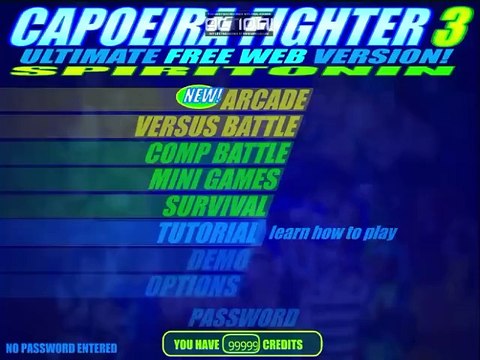 Capoeira Fighter 3 Main Menu Soundtrack
