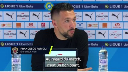 Nice - Farioli : "Ça aurait pu tourner à 2-0"