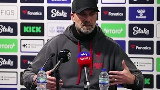 Klopp on Liverpool's 2-0 capitulation at neighbours Everton