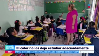 El calor no deja estudiar adecuadamente a los alumnos de Michoacán