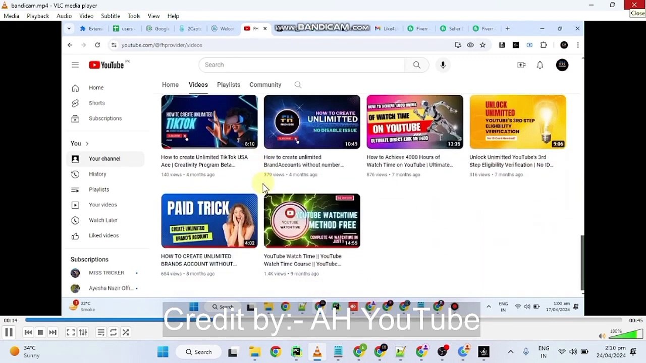 AH YouTube Auto Videos Copyright Bypass Tool v1 Full Advanced Editz | Auto frame set | AH YouTube