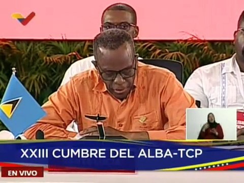 Primer Min. de Santa Lucía, Philip J. Pierre condena la injerencia de EE.UU. en los países caribeños