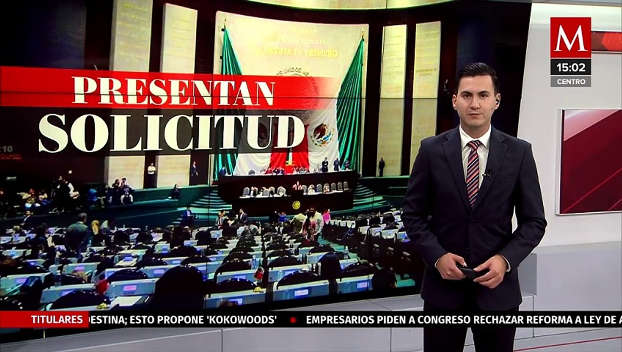 Senadores del PAN y PRI presentan demanda de juicio político contra Arturo Zaldívar