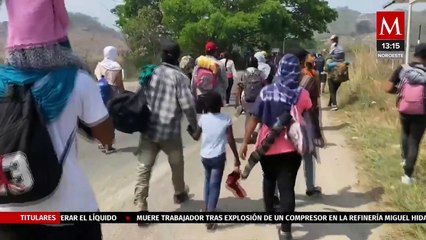Migrantes huyen de Ocozocoautla por amenazas de muerte e inseguridad