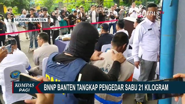 Detik-Detik BNNP Banten Tangkap 2 Kurir Narkoba