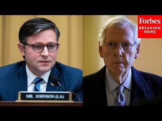 'I Would Just Quote The Former President...': McConnell Weighs In On Speaker Johnson's Performance