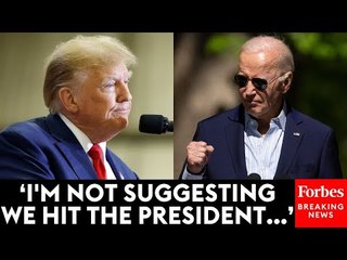 VIRAL MOMENT: Biden Jokes About Physical Violence Against Trump