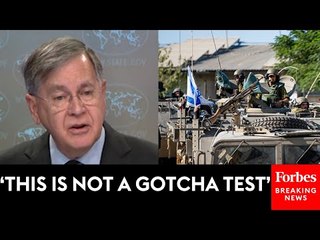 Biden Official Blasts Reporter: ‘I’m Not Going To Stand Here' And Give Israel A 'Grade'