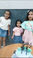 Akshu Trishu celebrating chachu chachi marriage anniversary2024