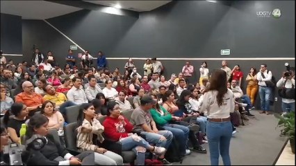 Laura Haro se reunió con estudiantes del Centro Universitario de los Lagos