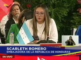 Embajadora de la Rep. de Honduras Scarleth Romero condenó las sanciones impuestas a Venezuela y Cuba
