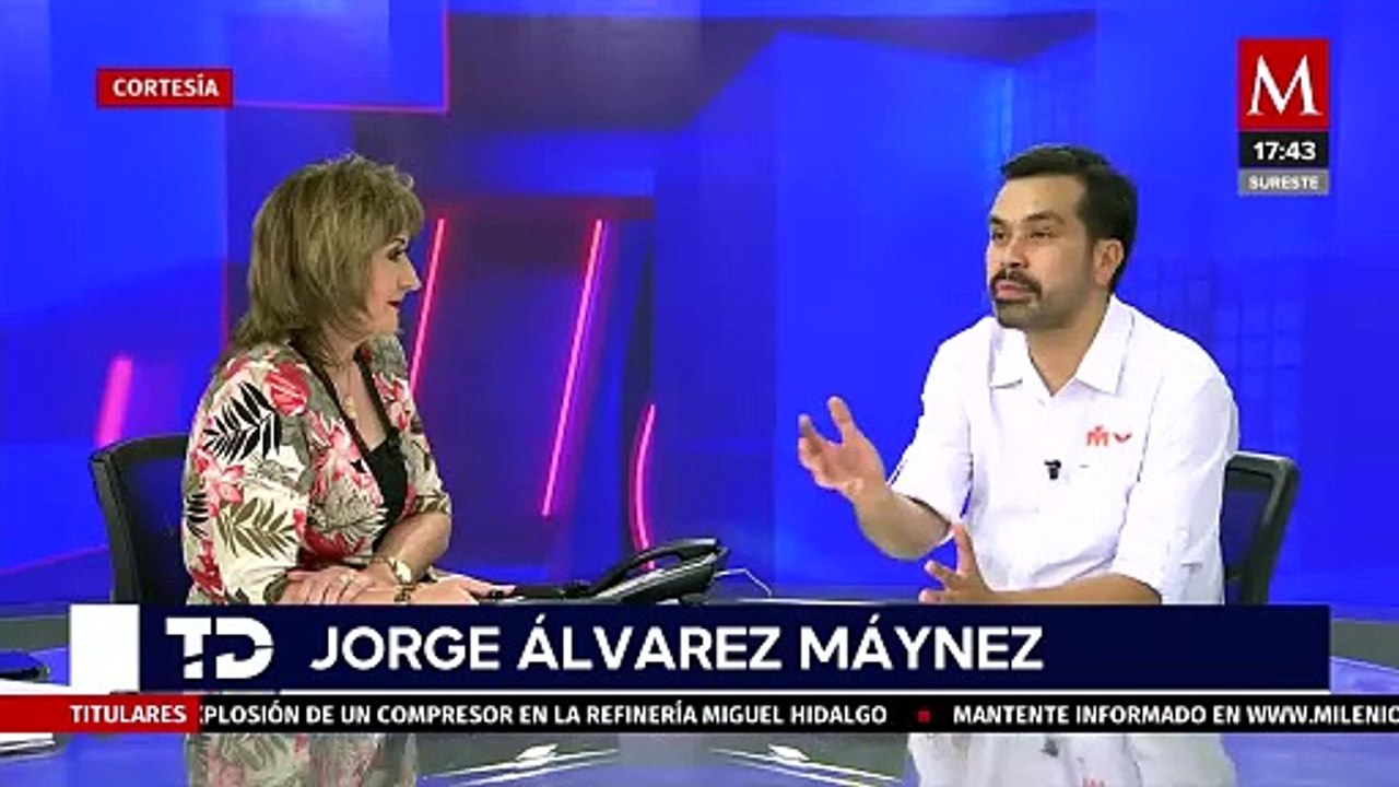"Seré alguien que nunca insulte a las candidatas": Jorge Álvarez Máynez