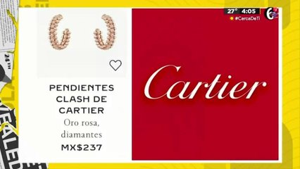 Compra aretes Cartier por $474 y es criticado