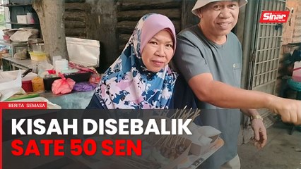Suami isteri jual sate semurah 50 sen secucuk