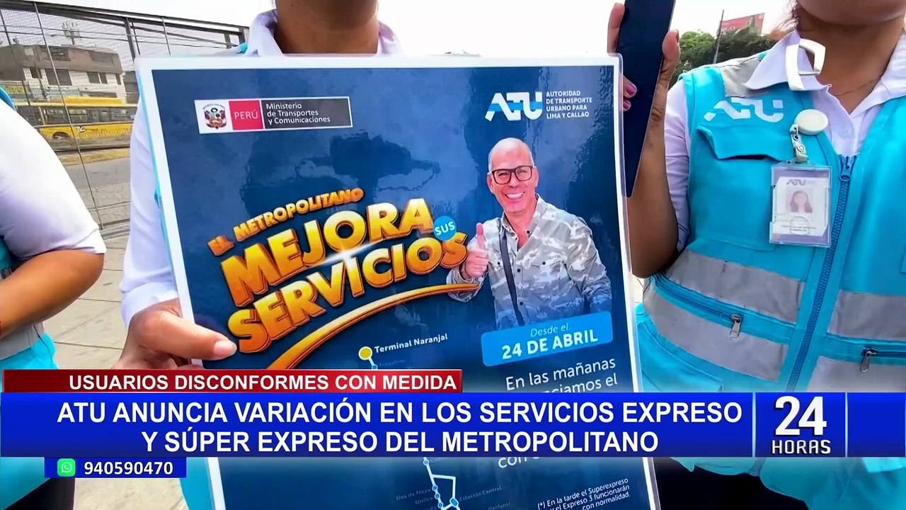 Metropolitano: eliminan cola para “sentados” y fusiona rutas para agilizar viajes