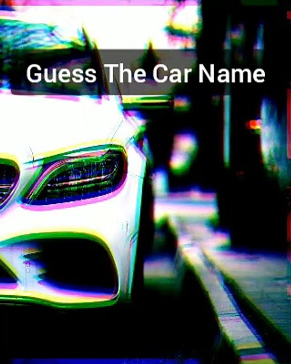 Guess The Car Name M29700