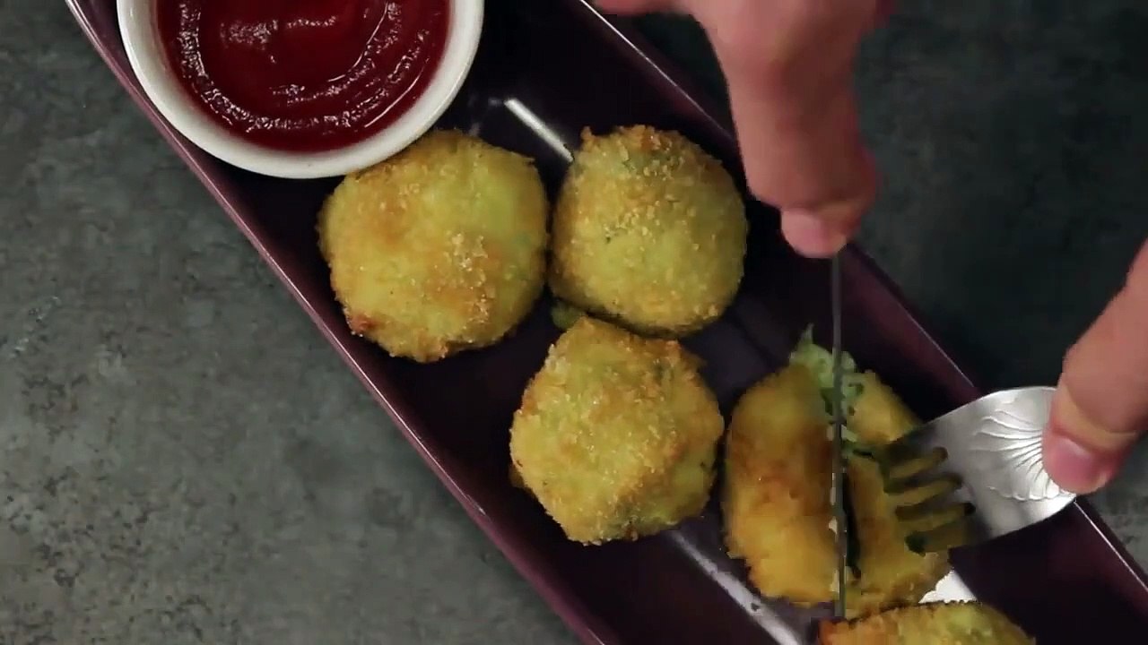 Beignets mozzarella courgettes