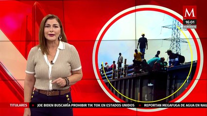 Télécharger la video: En Chihuahua, cientos de migrantes llegan a Ciudad Juárez a bordo de un tren