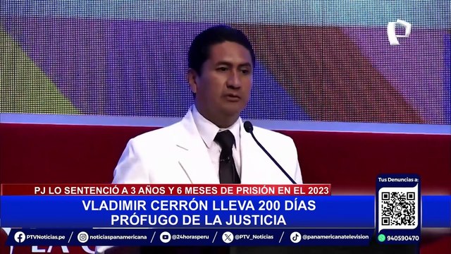Vladimir Cerrón estaría en el Perú, según el general PNP Óscar Arriola: más de 200 días prófugo