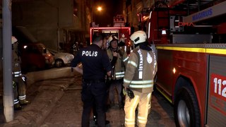İstanbul'da 4 katlı binanın bodrum katında yangın: 2 kişi dumandan etkilendi