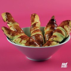 Feuilleté d’asperges au jambon cru