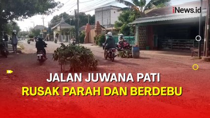 Warga Blokade Jalan di Pati Gegara Jalan Rusak Parah dan Berdebu