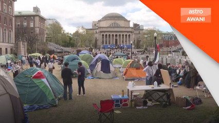 Bantah perang di Gaza meningkat di Universiti, Kolej A.S