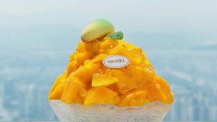 시그니엘서울 호텔 망고 빙수 13만원...10만원 넘은 빙수 속속 등장 / YTN