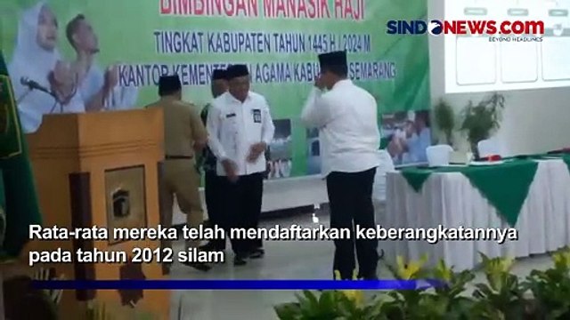798 Calon Jemaah Haji Asal Kabupaten Semarang Siap Diberangkatkan ke Tanah Suci Tahun Ini