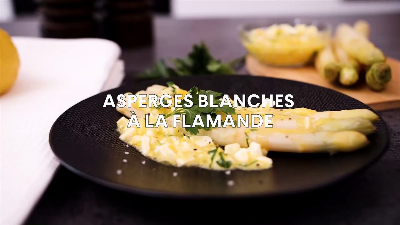 Asperges blanches a` la flamande