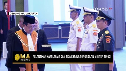 Скачать видео: Ketua MA Lantik Kamiltama dan 3 Kepala Pengadilan Militer Tinggi - MA NEWS