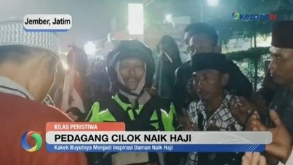 Pedagang Cilok asal Jember Nekat Naik Haji dengan Motor
