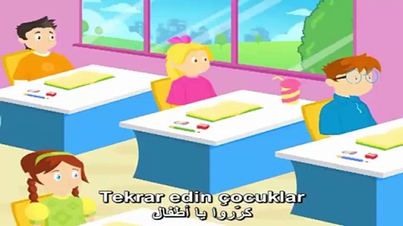 تعلم اللغة التركية من كرتون الاطفال A1_ سلسلة اللغة التركية المحبوبة 1_ الحلقة 2 [ مترجمة ]