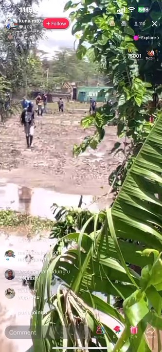 FLOODS AT ATHI RIVER AFTER BREAKING ITS BANKS