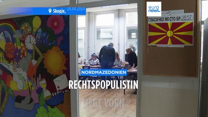 Rechtspopulistin Gordana Siljanovska Davkova liegt nach erster Runde der Wahl in Nordmazedonien vorn