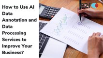 How to Use AI Data Annotation and Data Processing Services to Improve Your Business?