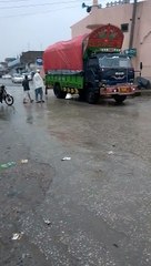 New my travel video on main road | Heavy car driving in rainy weather