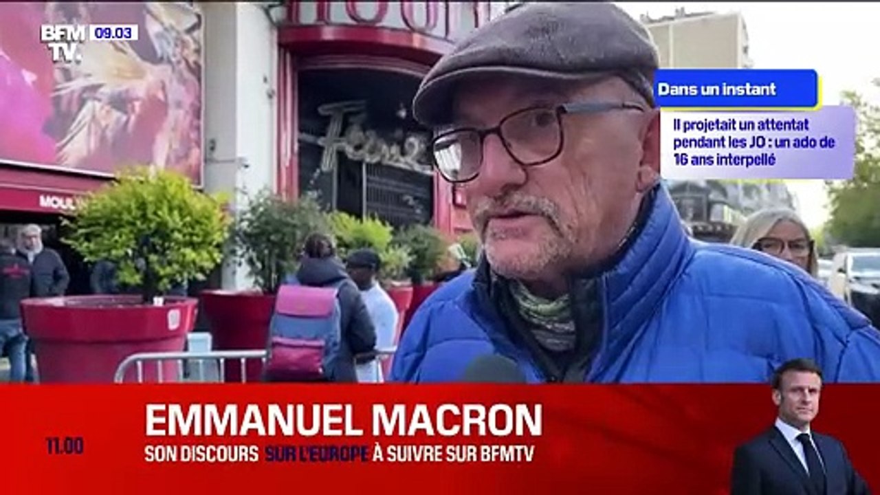 Effondrement des ailes du Moulin Rouge