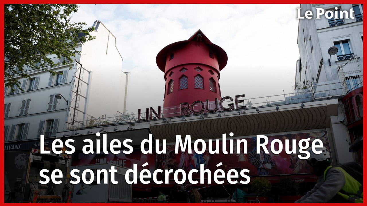 Les ailes du Moulin Rouge se sont décrochées