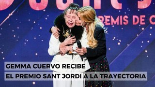La incontenible emoción de Gemma Cuervo al recibir el Premio a la Trayectoria en los Premios RNE Sant Jordi